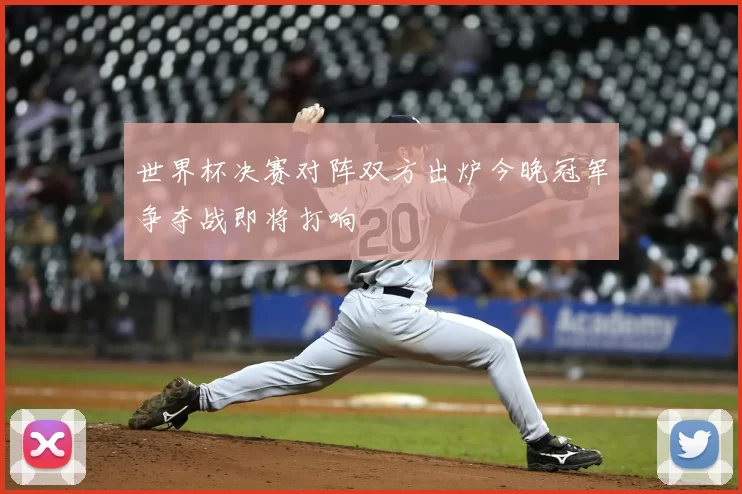 世界杯决赛对阵双方出炉今晚冠军争夺战即将打响